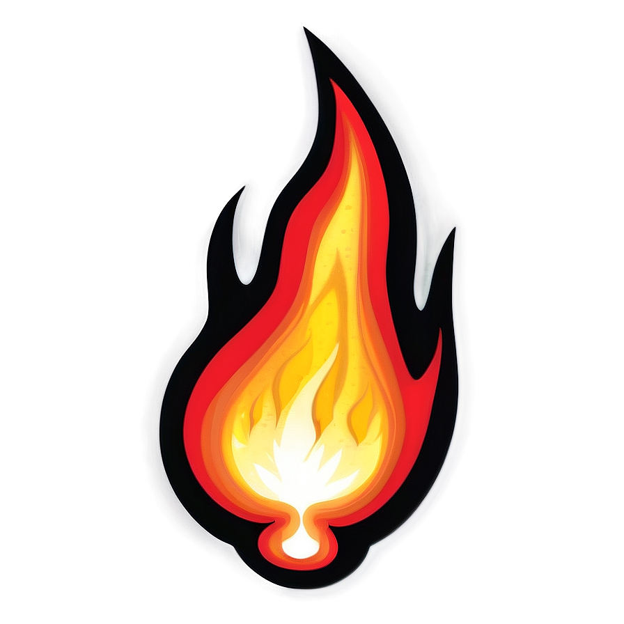 Flame Outline Png 77 PNG