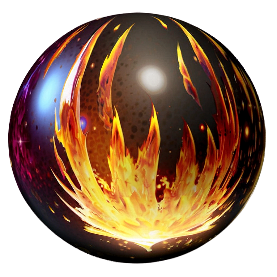 Flame Sphere Png 05042024 PNG