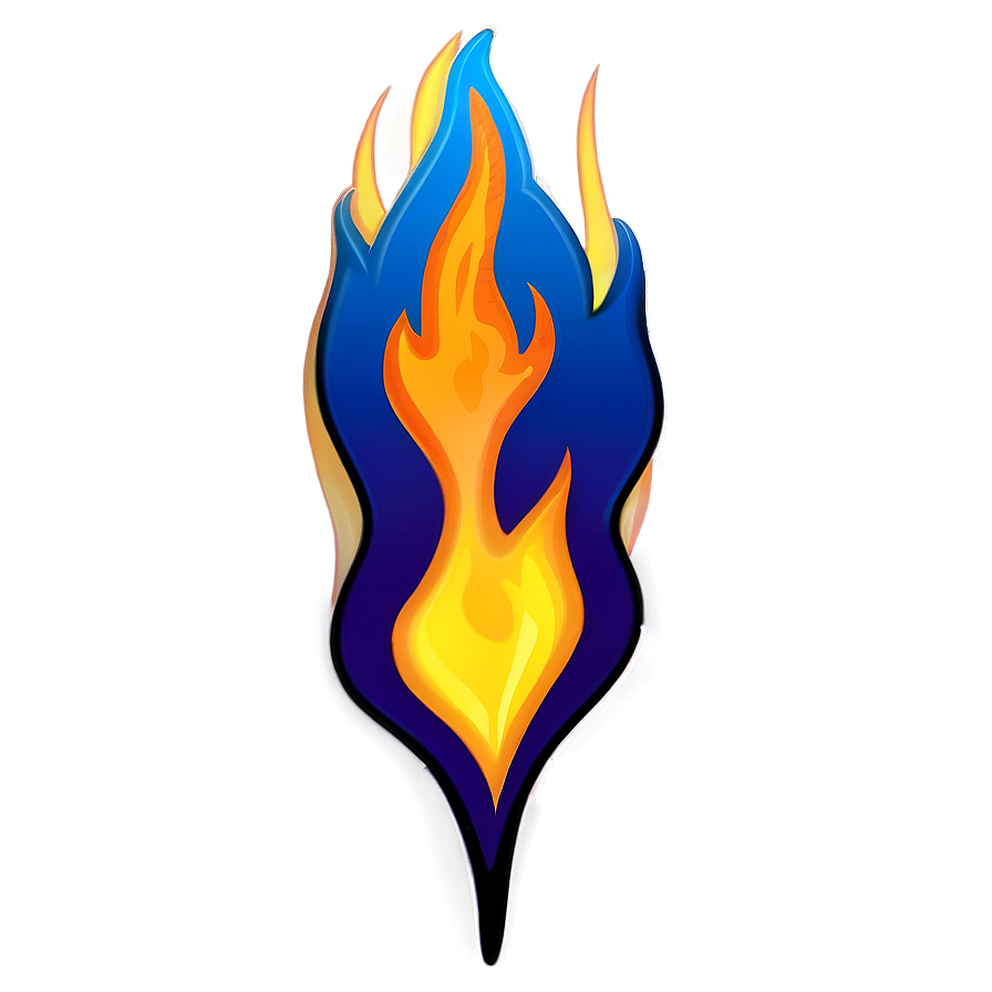 Flame Sticker Png 05042024 PNG