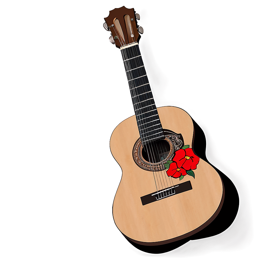 Flamenco Guitar Png 5 PNG