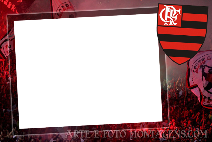 Flamengo Fans Frame Template PNG