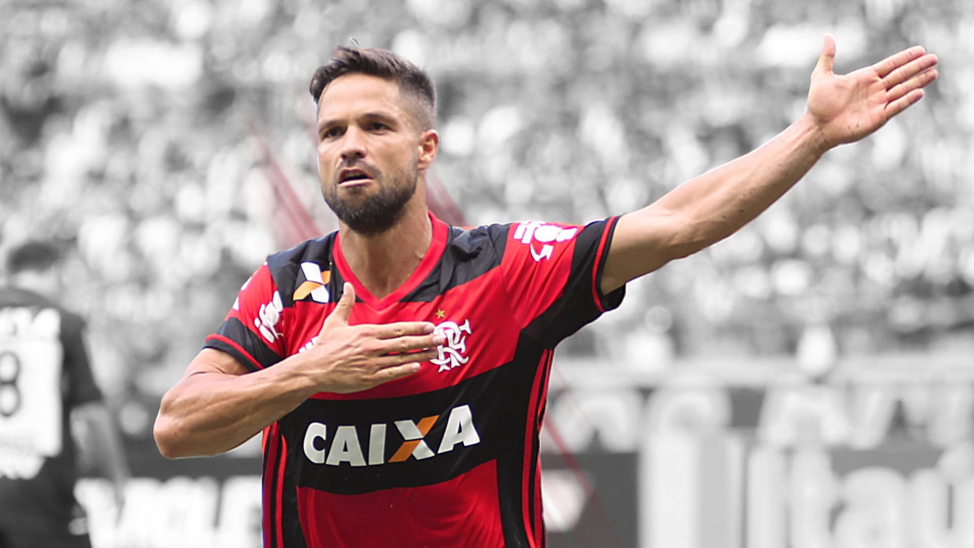 Flamengo Fc Diego Ribas Papel de Parede
