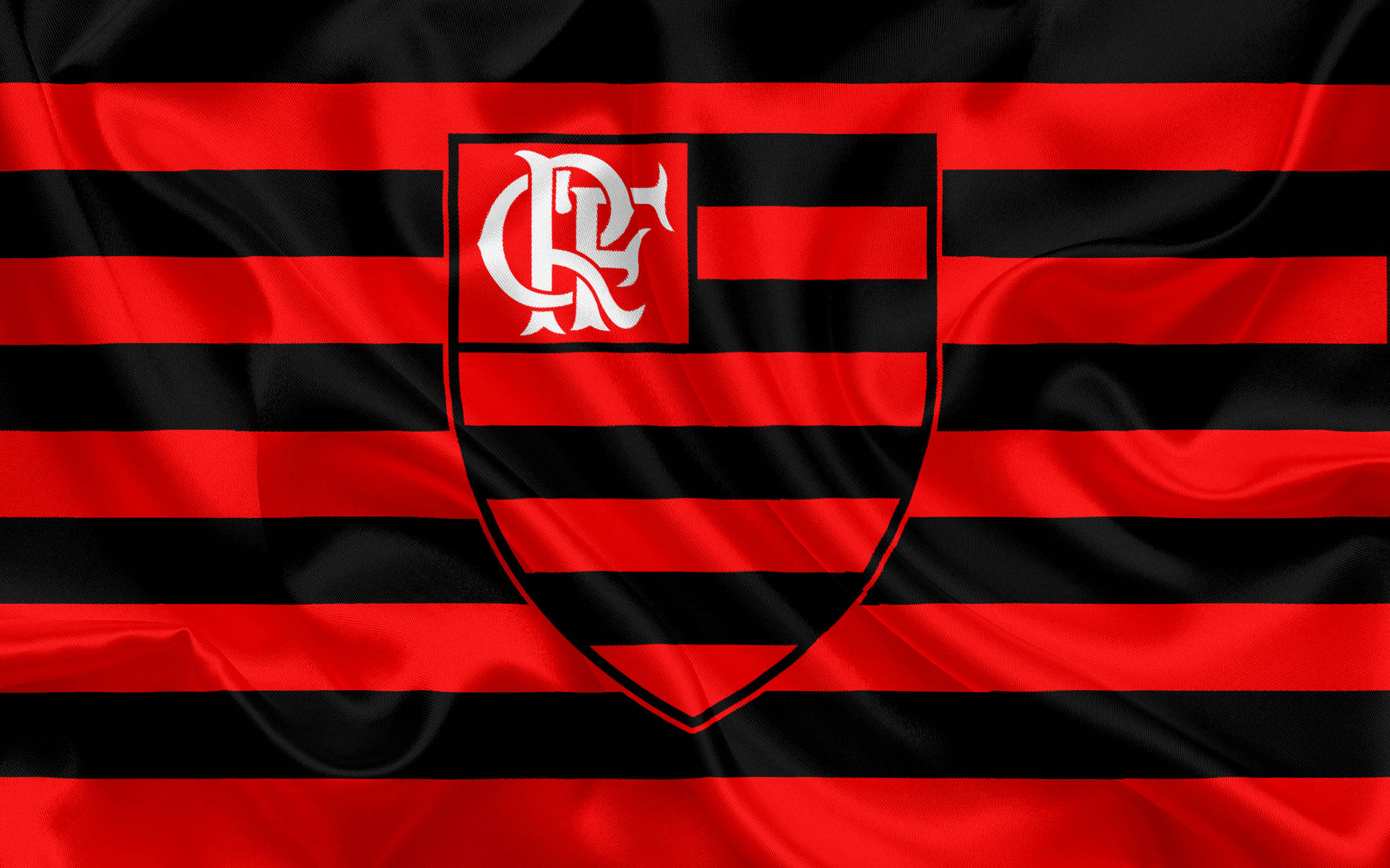 Flamengo Fc Logo Horizontal Stripes