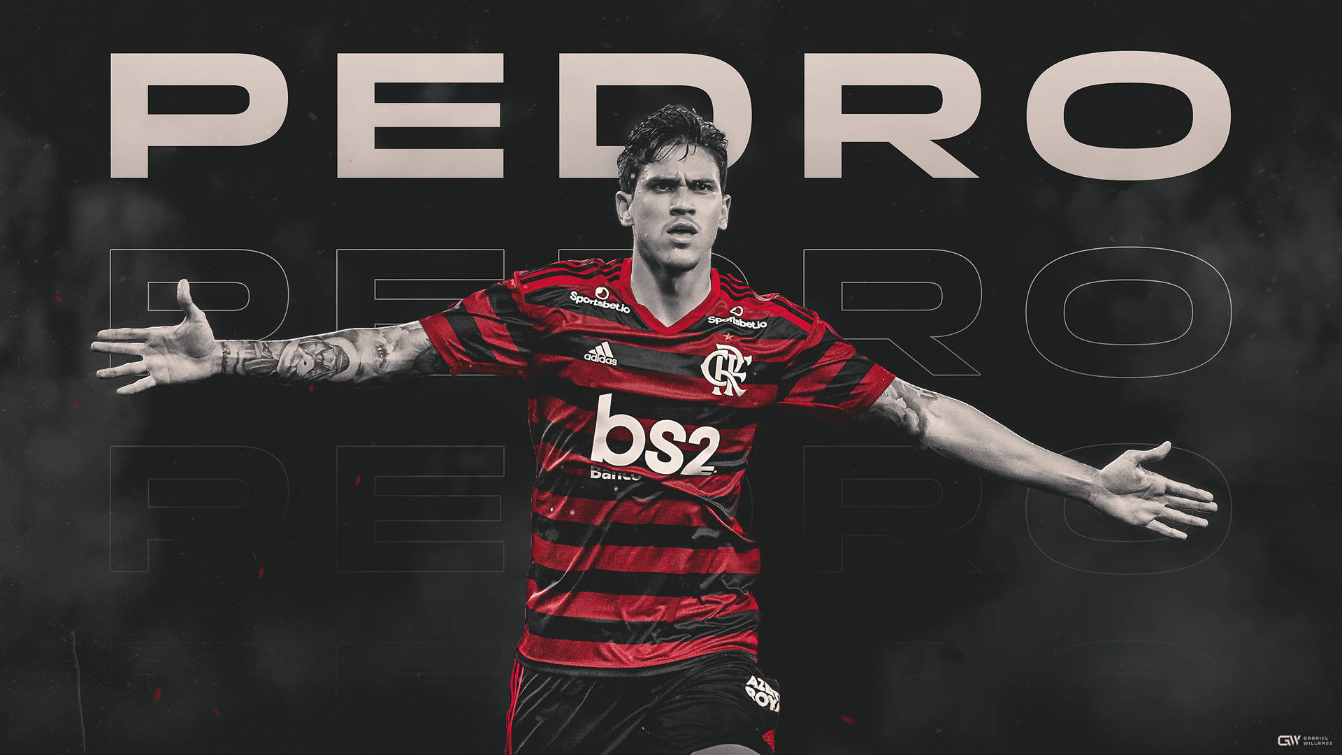Flamengo F.c. Pedro Wallpaper