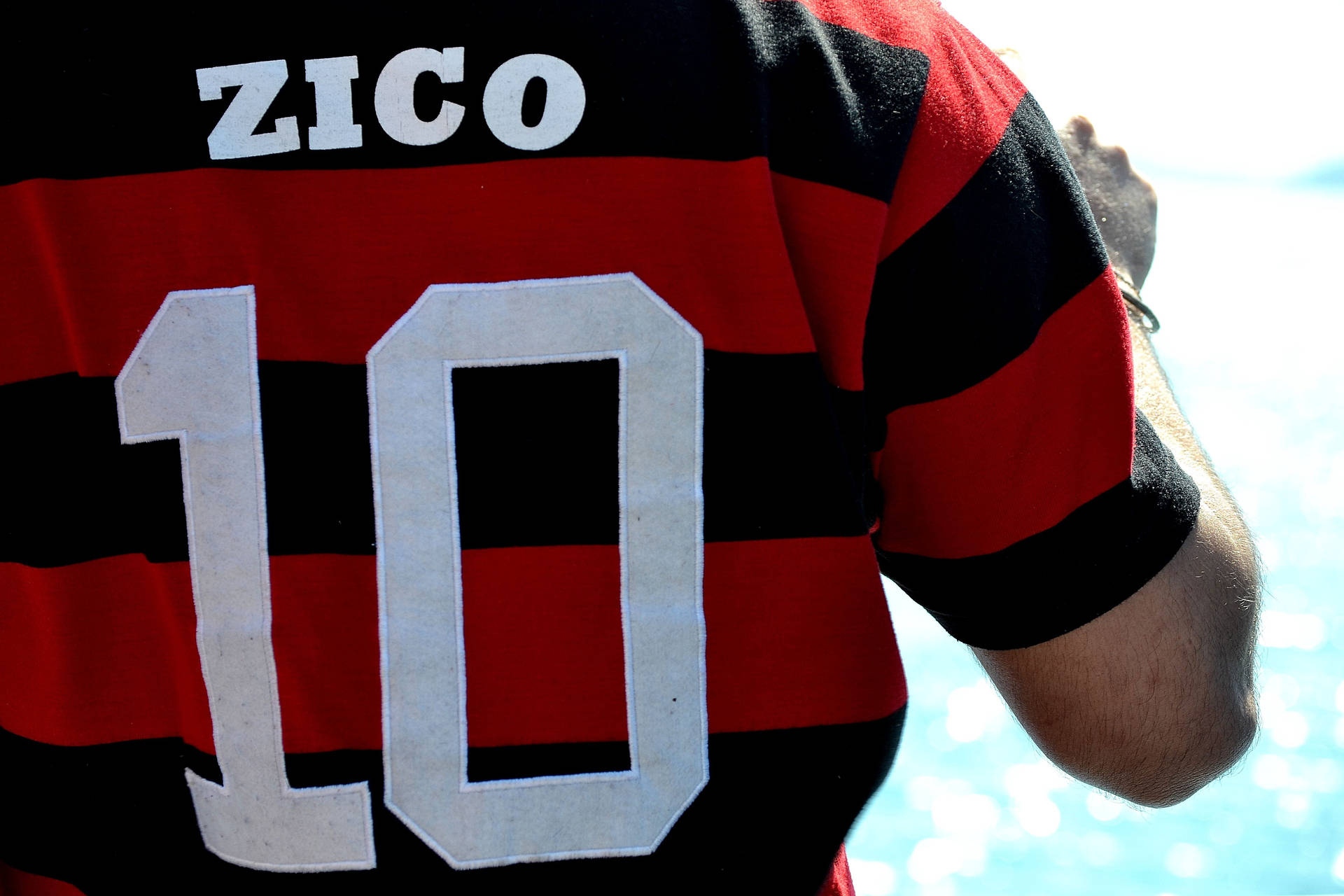 Flamengo Fc Zico 10 Papel de Parede