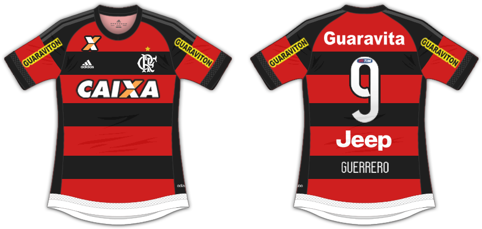Flamengo Football Jerseys Design PNG
