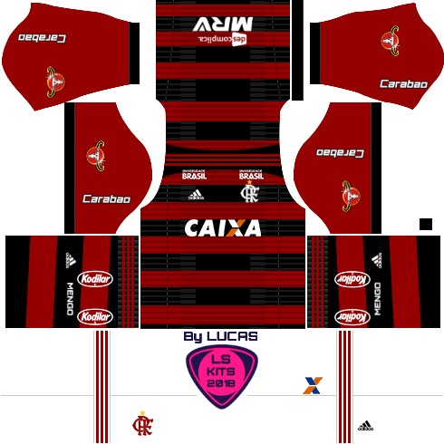 Flamengo Football Kit Design2018 PNG