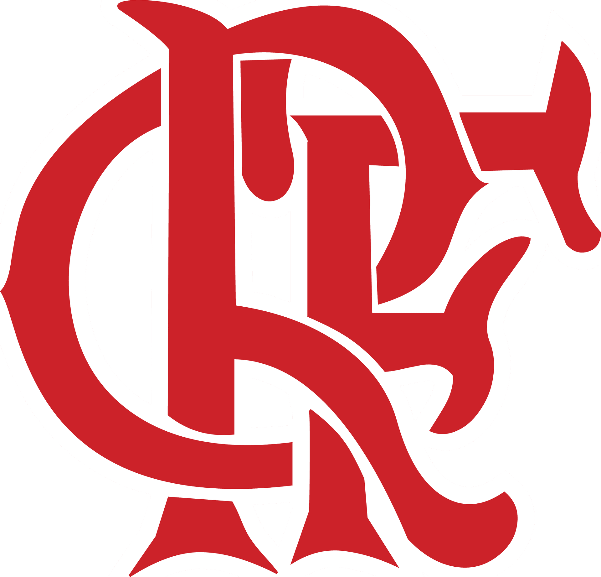 Flamengo Logo Redand Black PNG