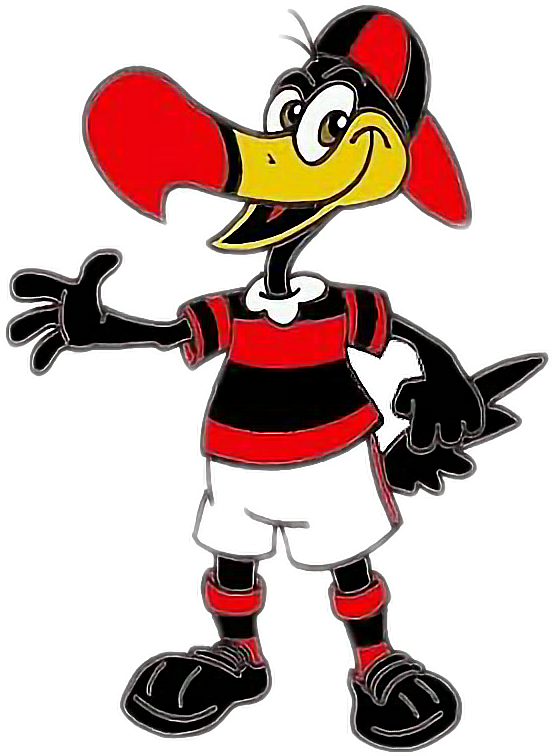 Flamengo Mascot Cartoon Character PNG