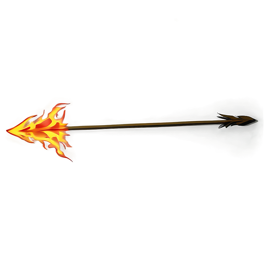 Flaming Arrow Png B PNG