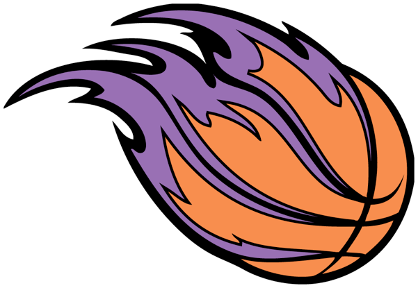 Flaming Basketball Logo PNG
