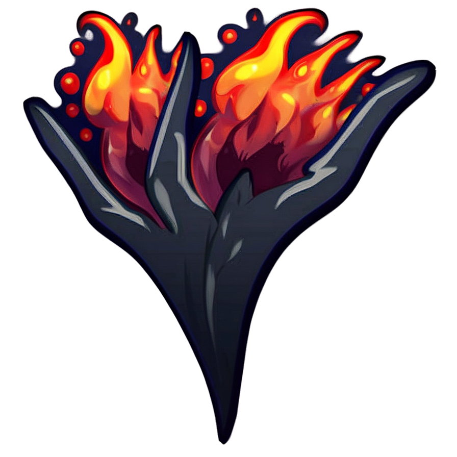 Flaming Fire Emoji Design Png 82 PNG