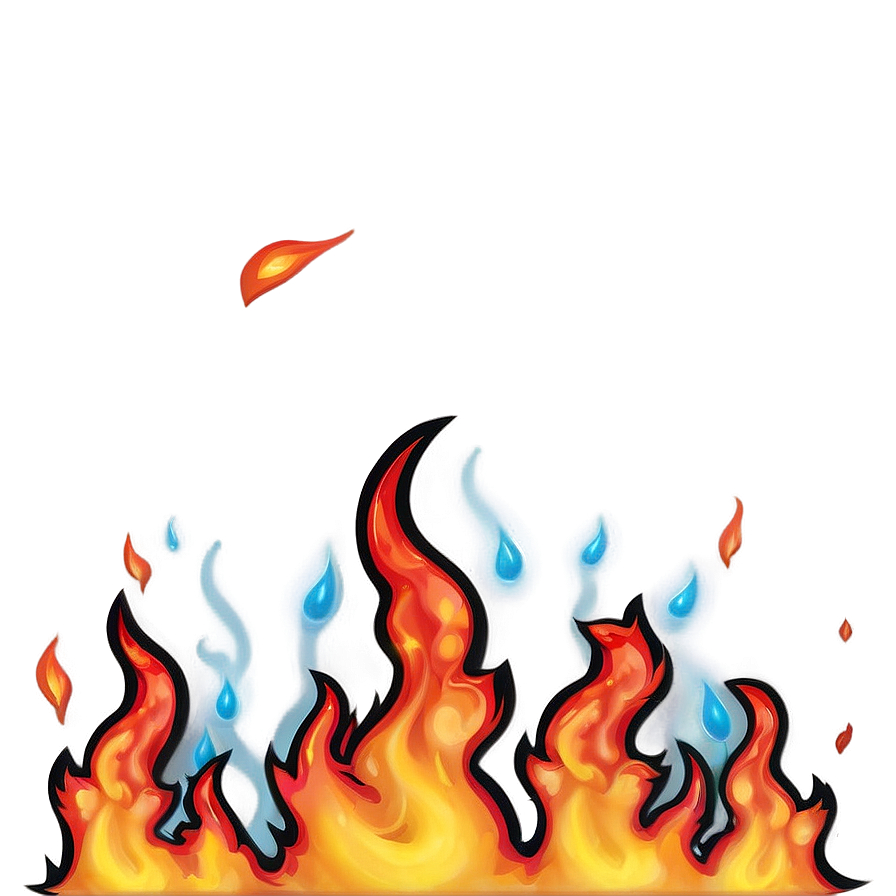 Flaming Hot Border Png Jnj PNG