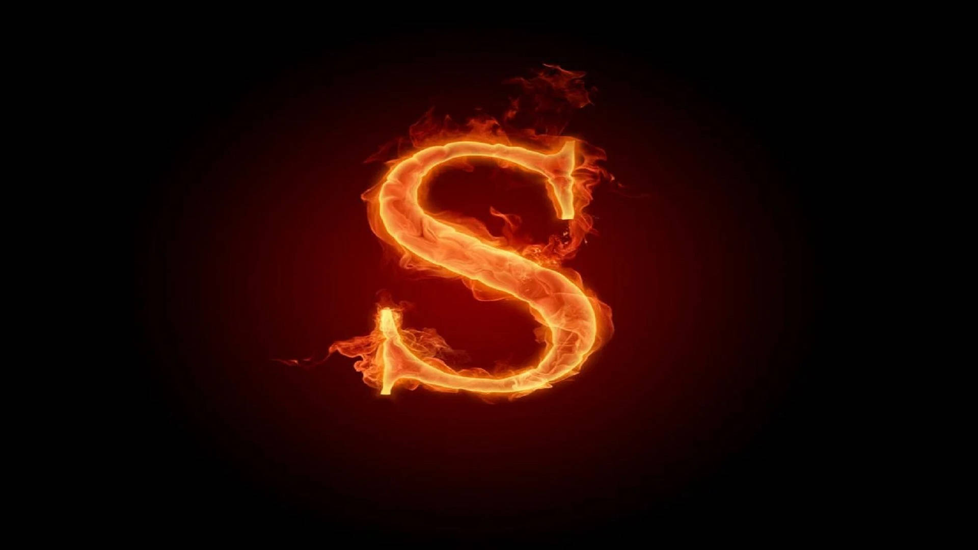 Flaming Letter S