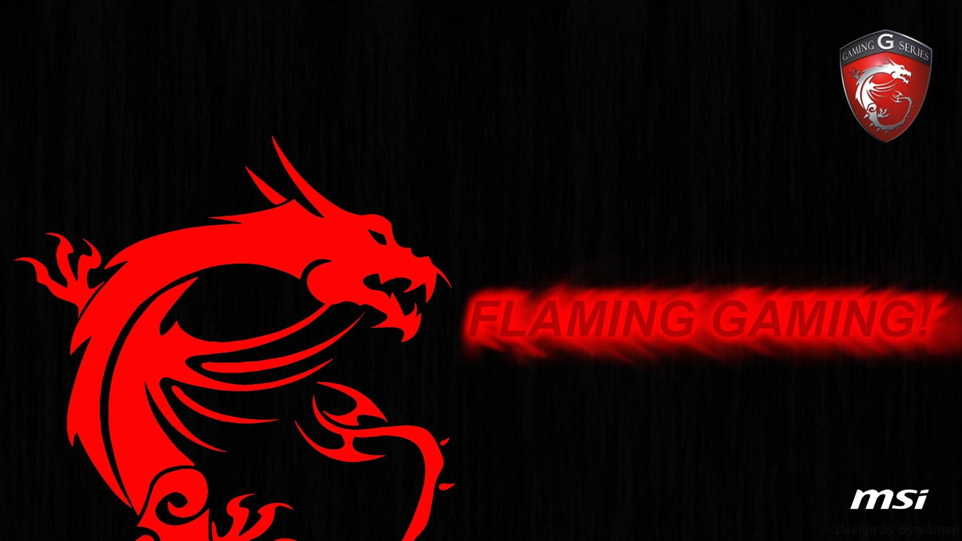 Flamme MSI Gaming Logo Wallpaper