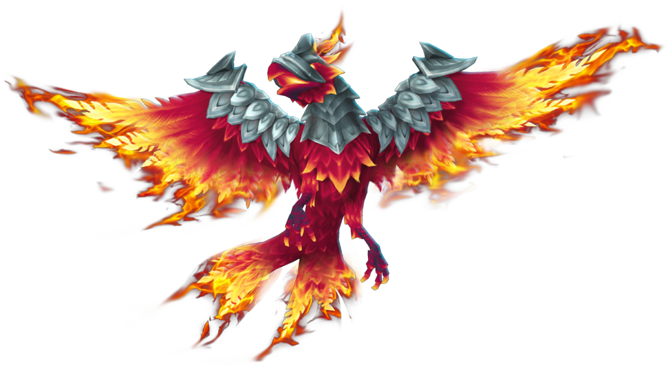 Flaming Phoenix Artwork PNG