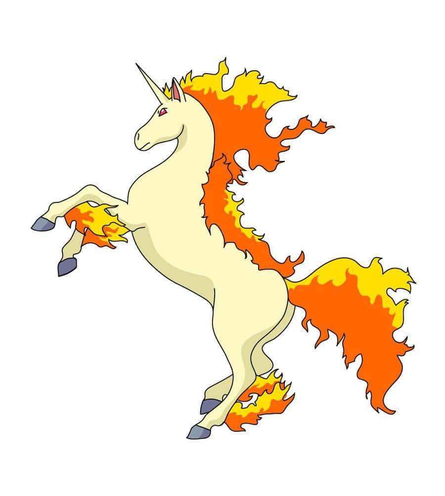 Flaming Rapidash Pokemon Wallpaper