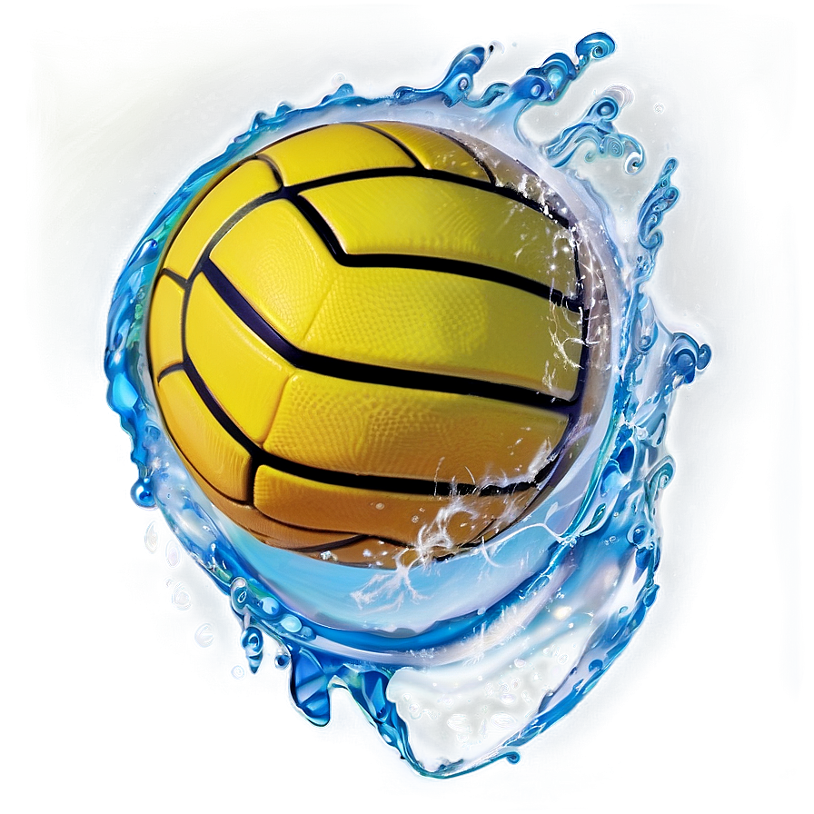 Flaming Water Polo Ball Png Dac70 PNG