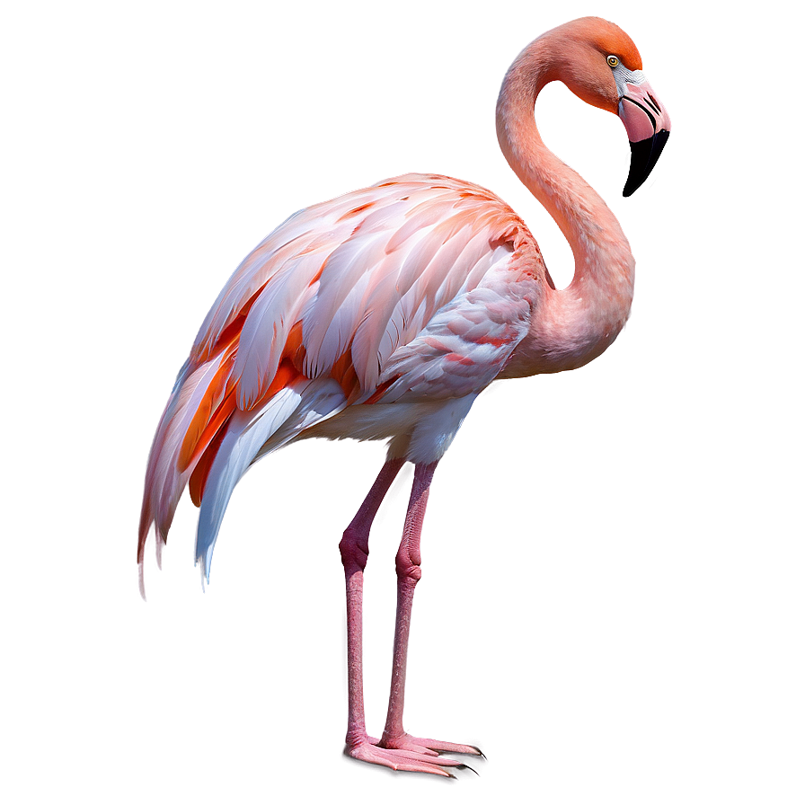 Flamingo Bird Stand Png 05032024 PNG