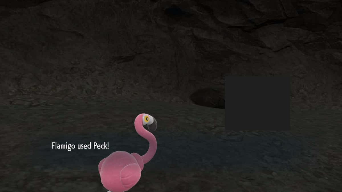 Flamingo Peck Aanval Videogame Achtergrond