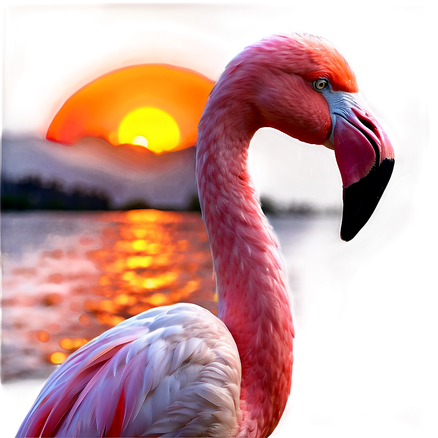 Flamingo Sunset Background Png 65 PNG