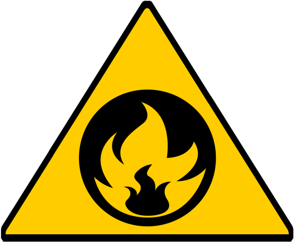 Download Flammable Material Warning Sign