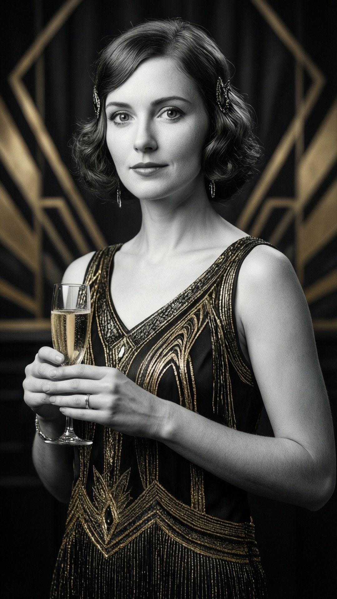 Flapper Glam Bakgrunner