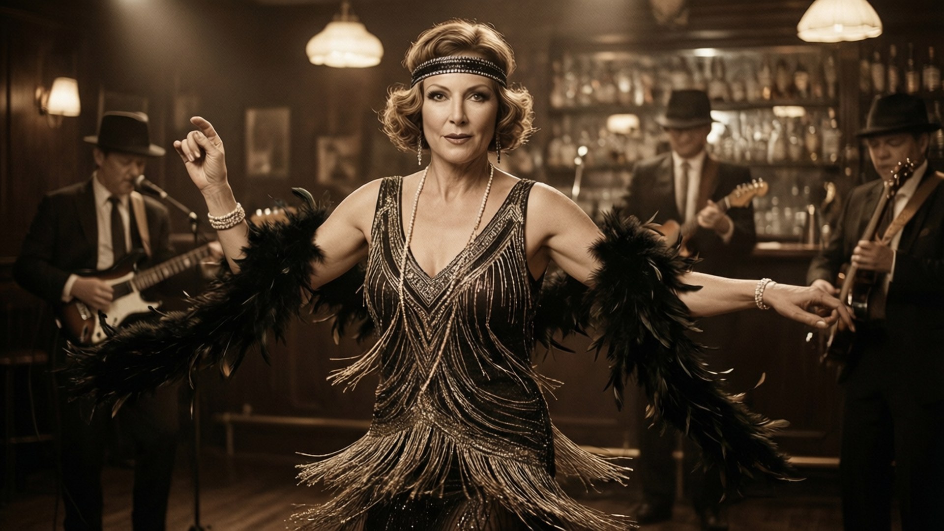 Flapper Jazz Wallpaper