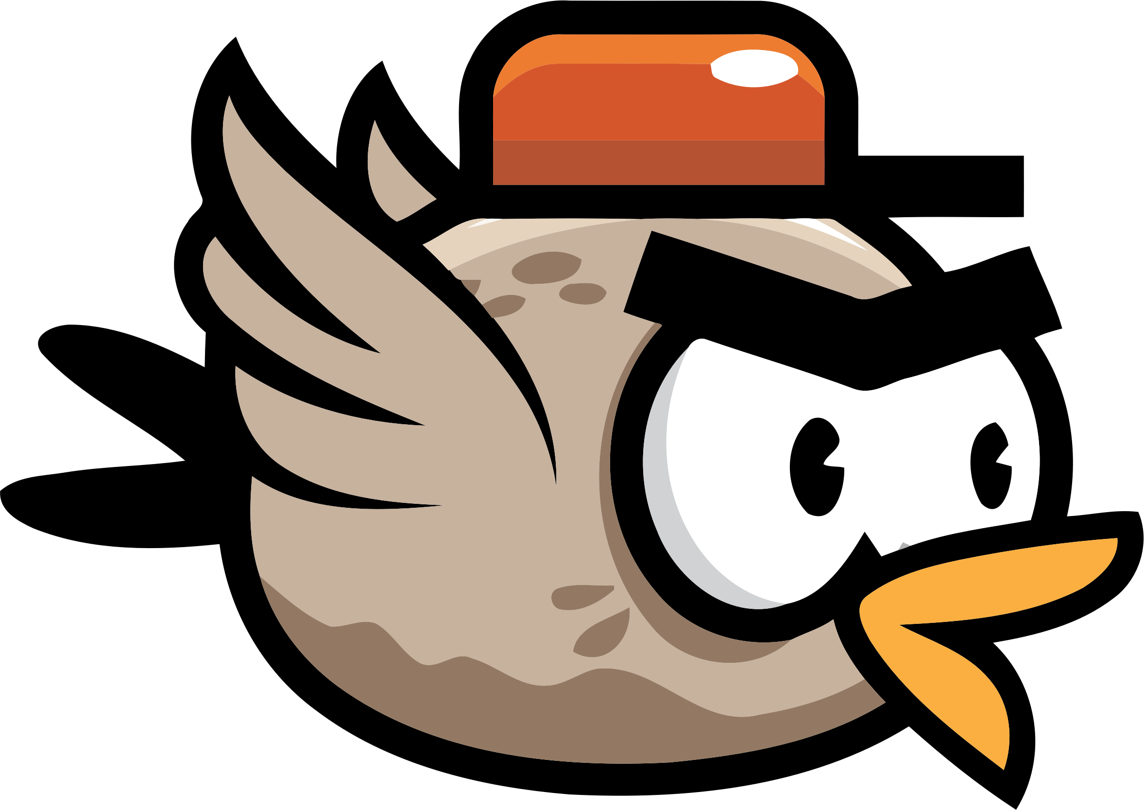 Flappy Bird Character Illustration PNG
