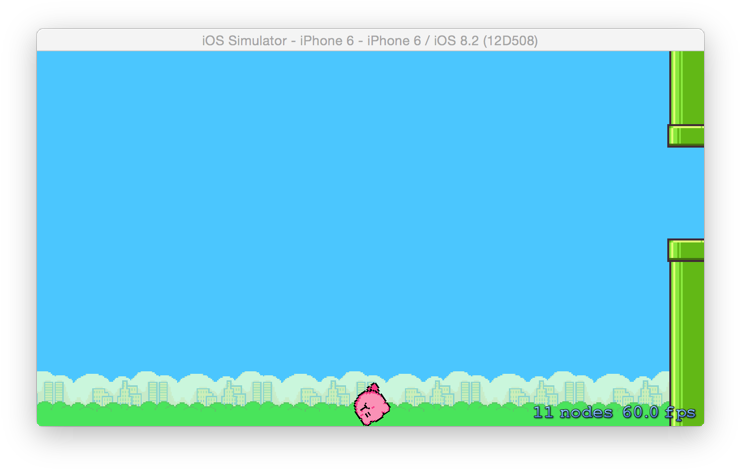 Flappy Bird Gameplay Screenshot PNG