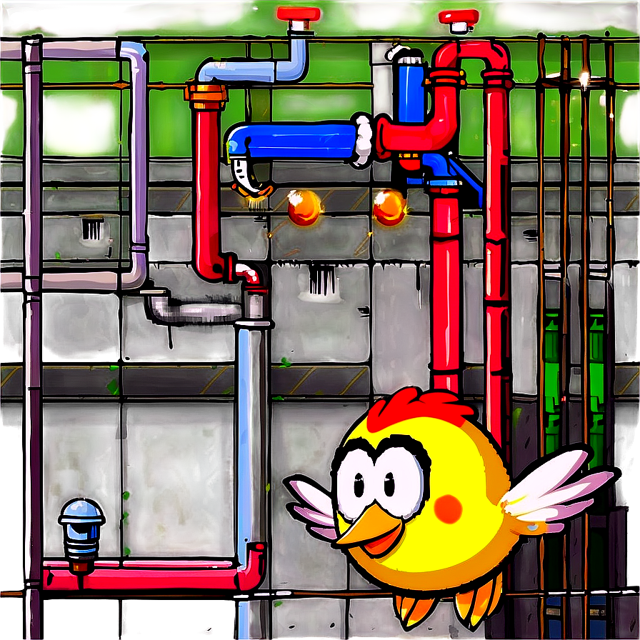 Download Flappy Bird Pipes Png Vbo12 | Wallpapers.com