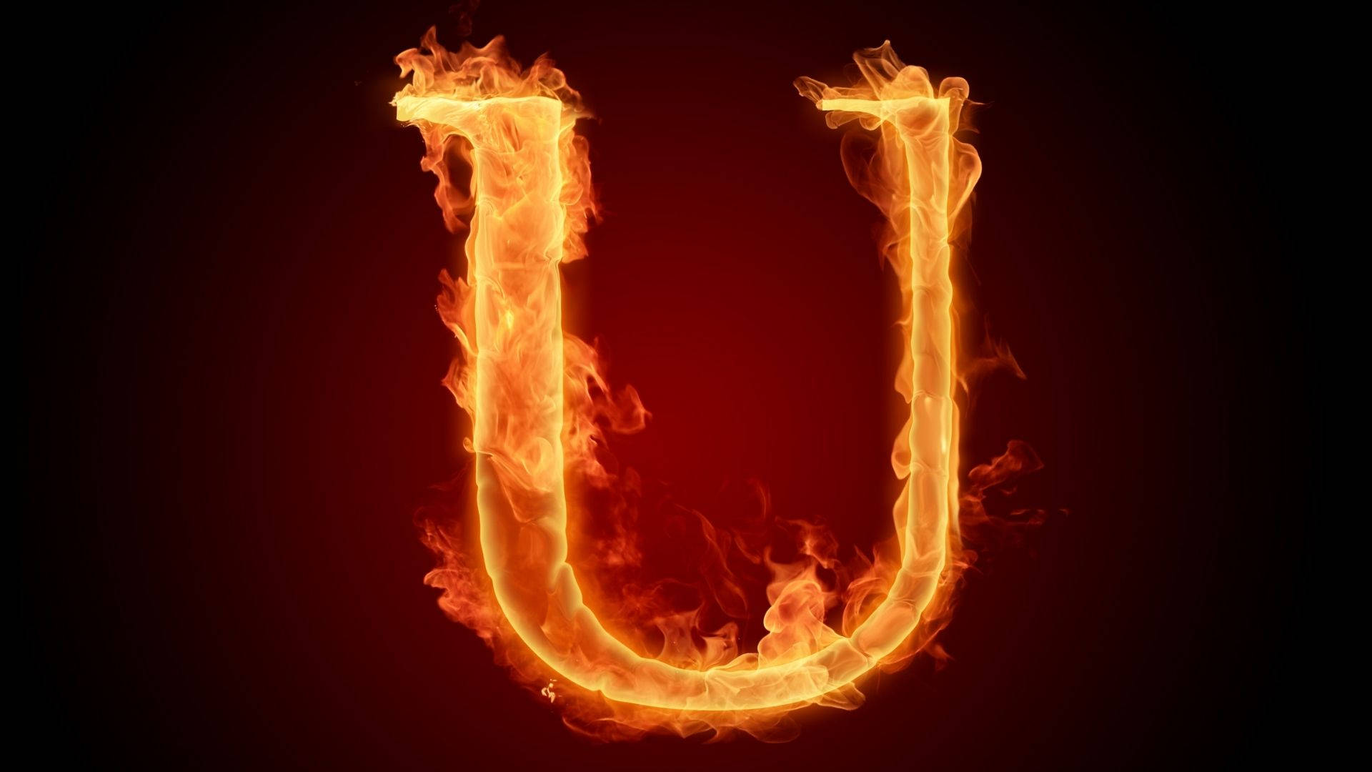 Flaring Letter U In Alphabet Picture
