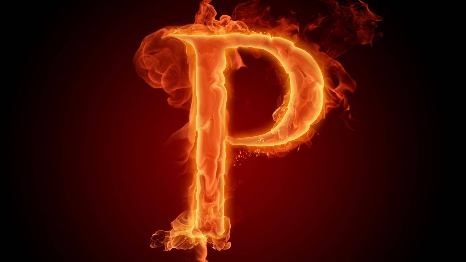 Flaring P In Alphabet Picture