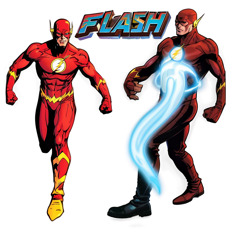 Flash Comic Art Png Sge PNG