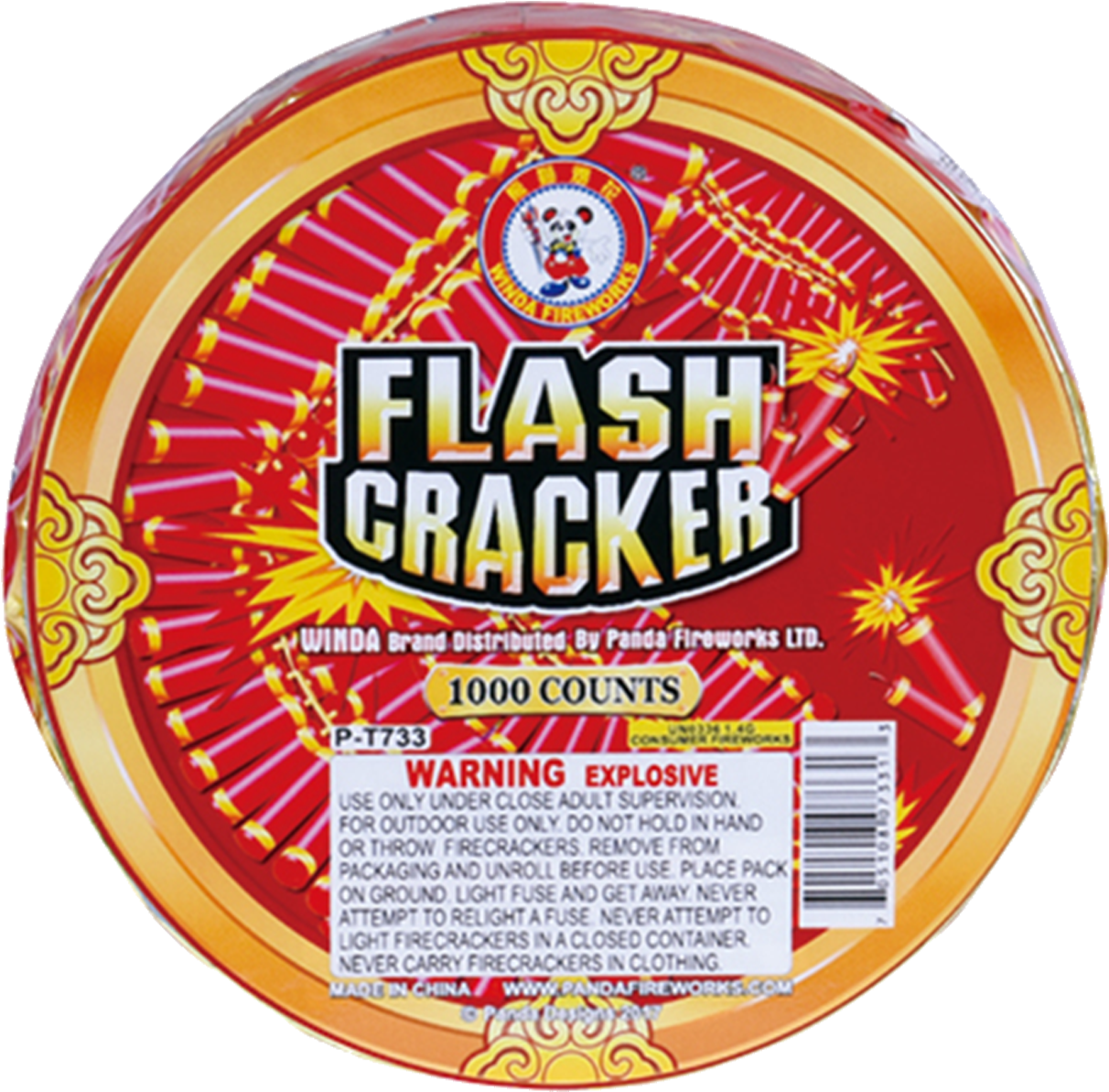 Flash Cracker1000 Counts Packaging PNG