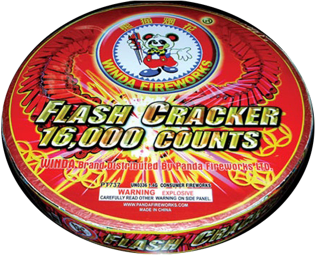 Flash Cracker16000 Counts Fireworks Packaging PNG