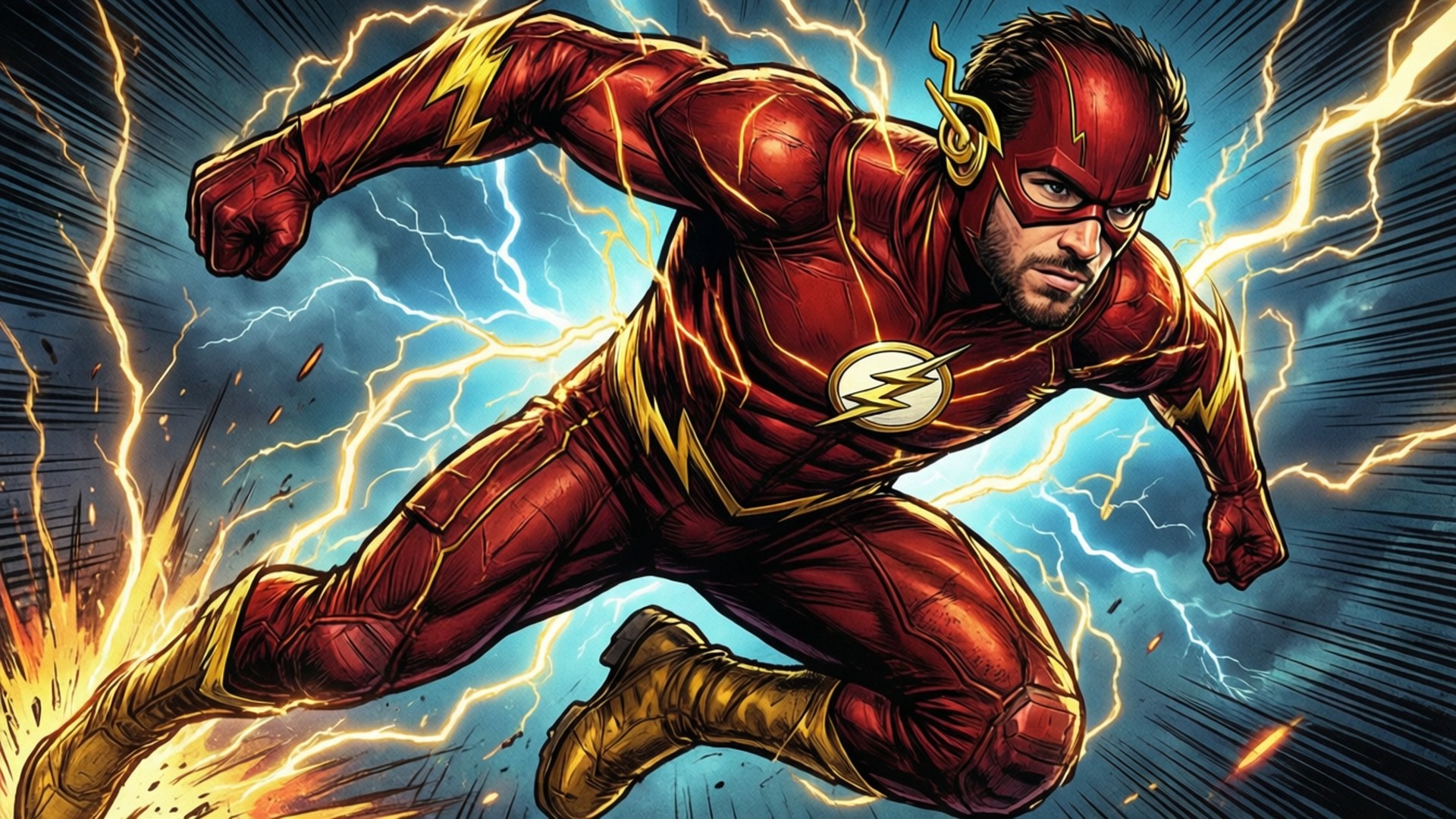 Flash saltando Fondos de pantalla