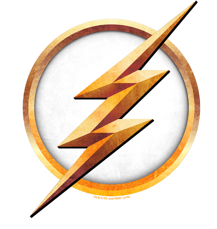 Flash Logo Vintage Style PNG