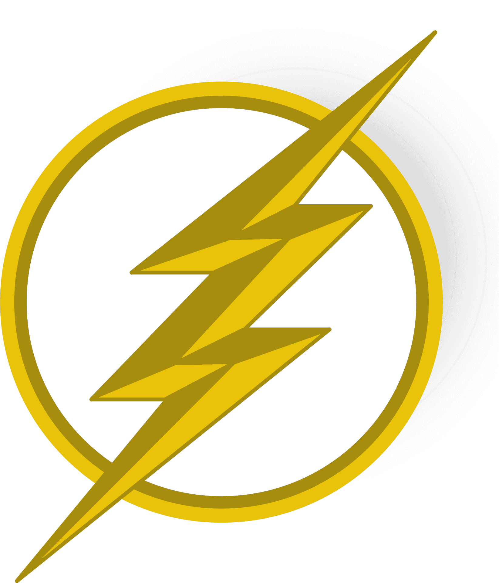 Flash_ Symbol_ Gold_ Lightning_ Bolt PNG