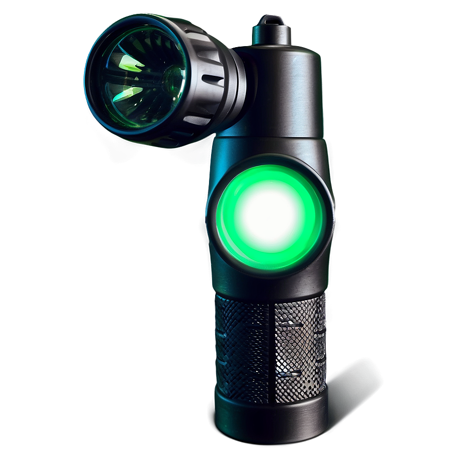 Flashlight With Green Light Png 05252024 PNG