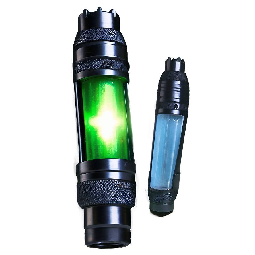 Flashlight With Green Light Png Yeq PNG