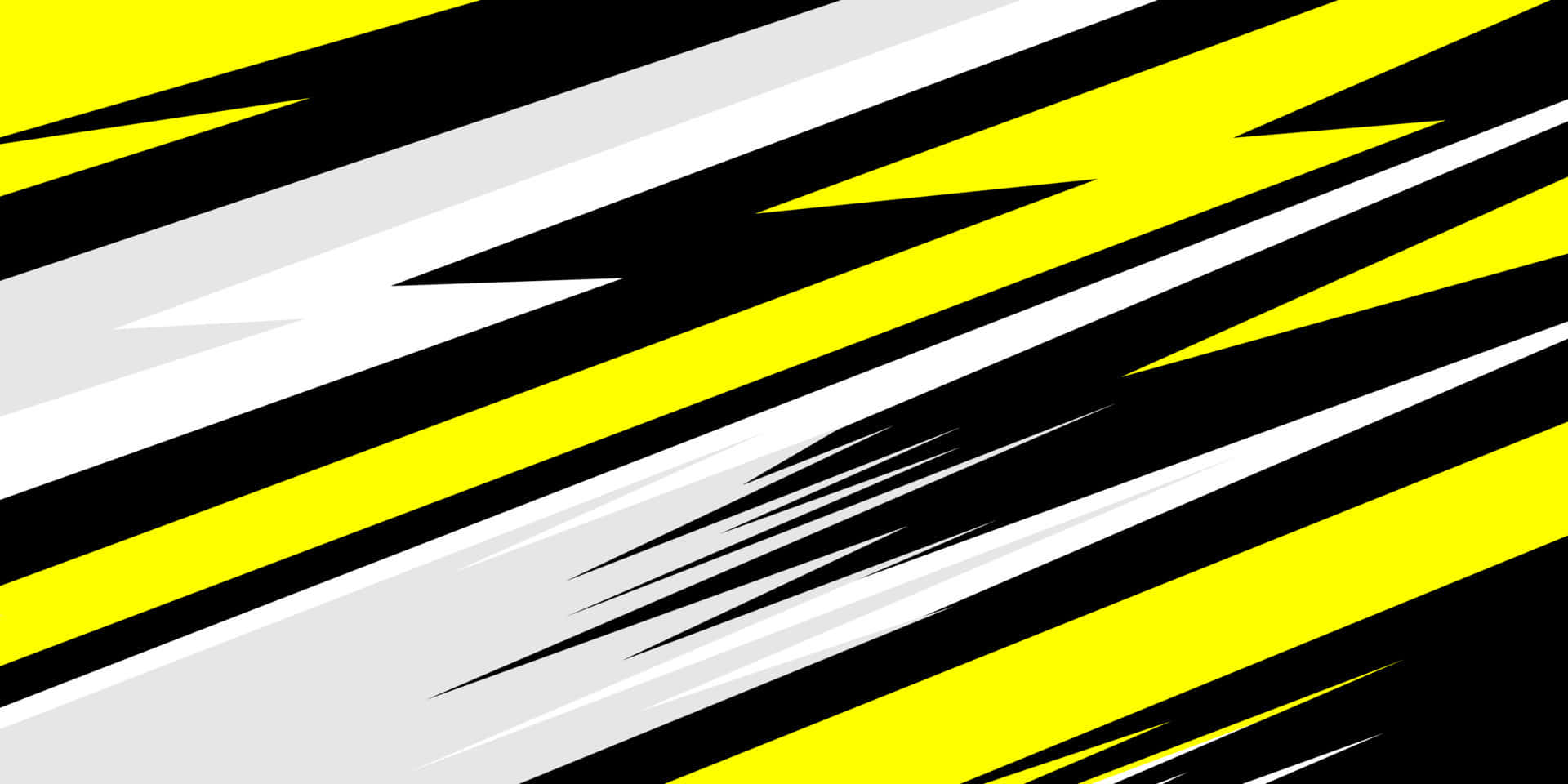 A Yellow And Black Abstract Background With Lightning Bolts