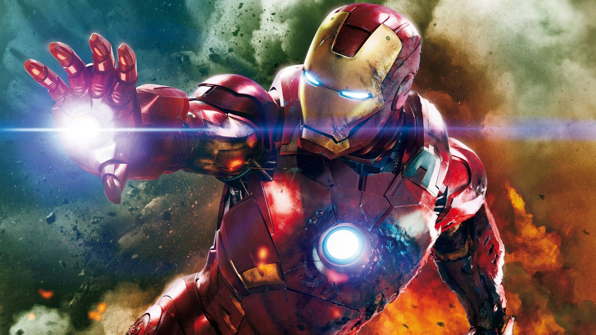 Auffälligehd-superheld Iron Man Wallpaper