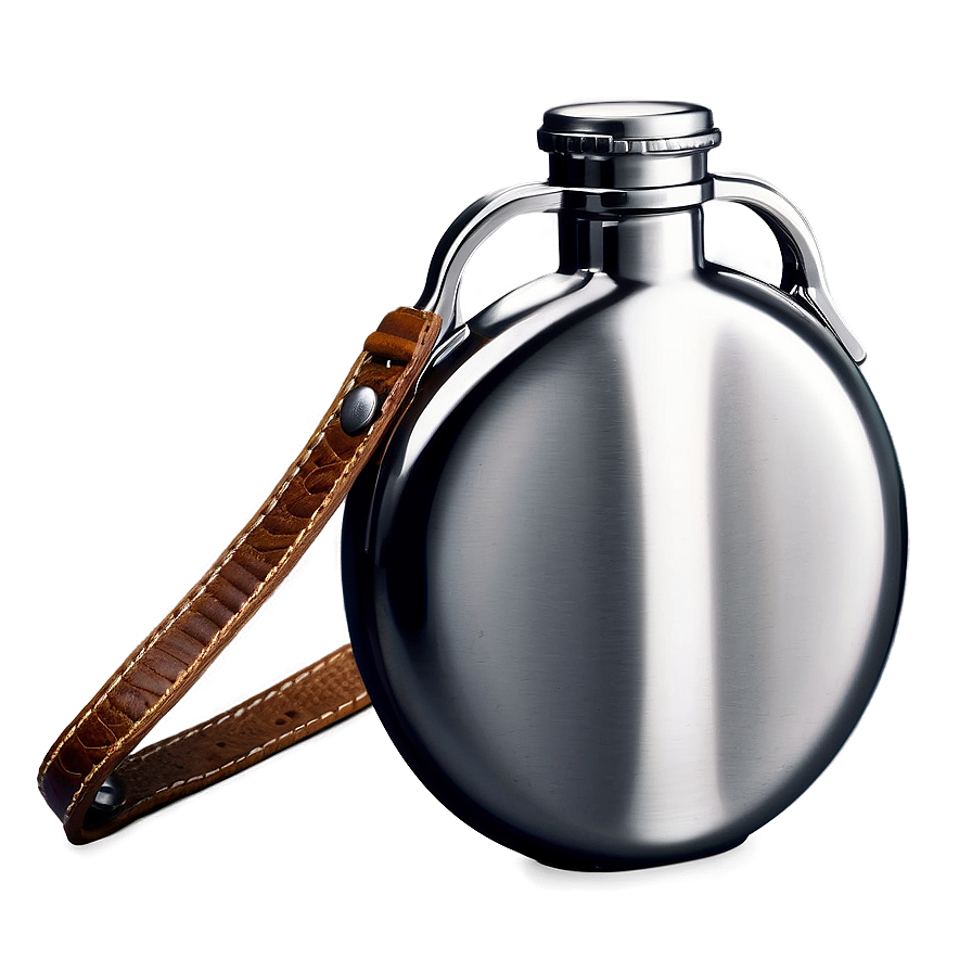 Flask With Strap Png 06122024 PNG