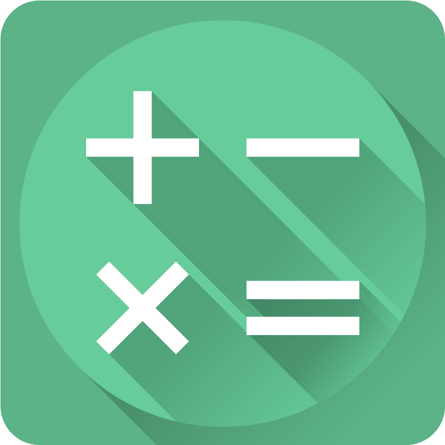 Flat Design Calculator Icon PNG