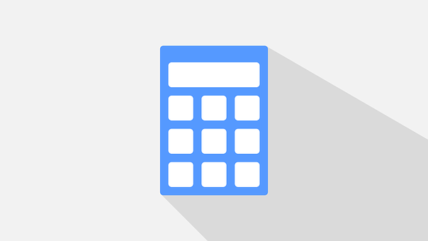 Flat Design Calculator Icon PNG