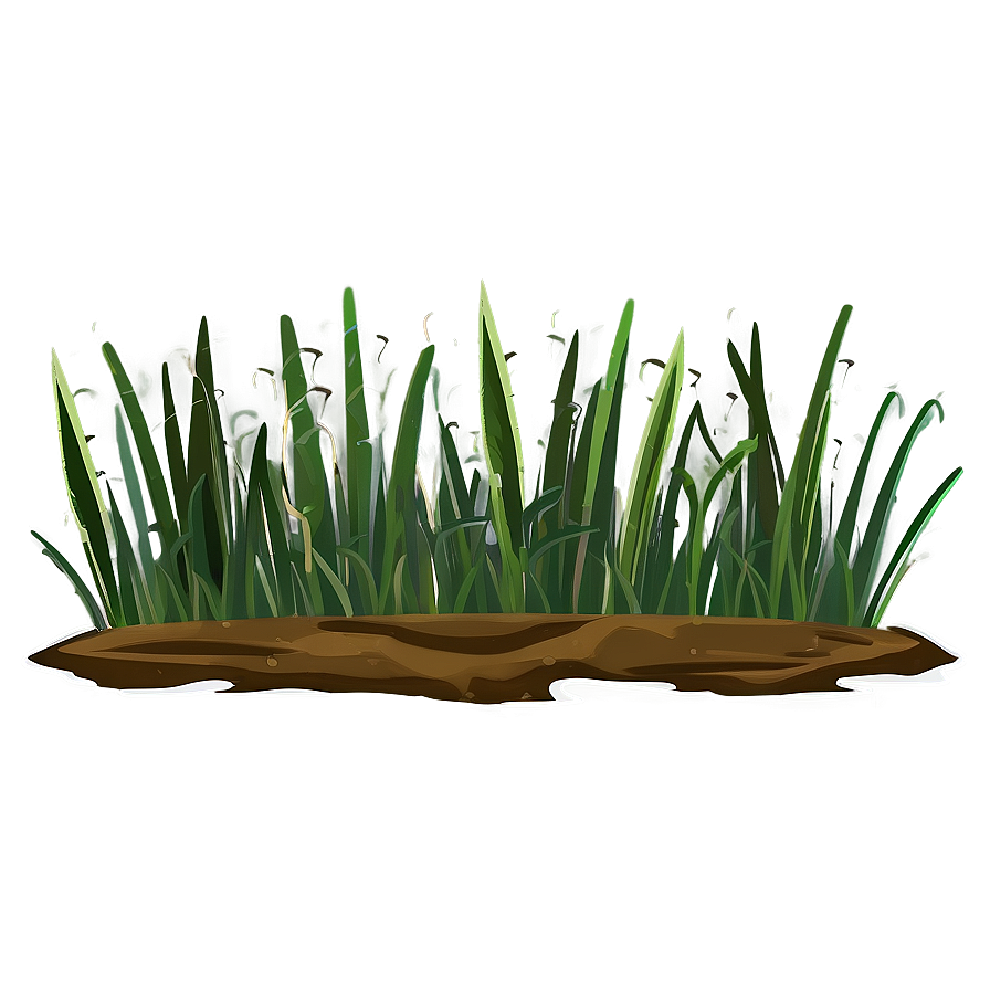 Flat Design Cartoon Grass Png Ihk PNG