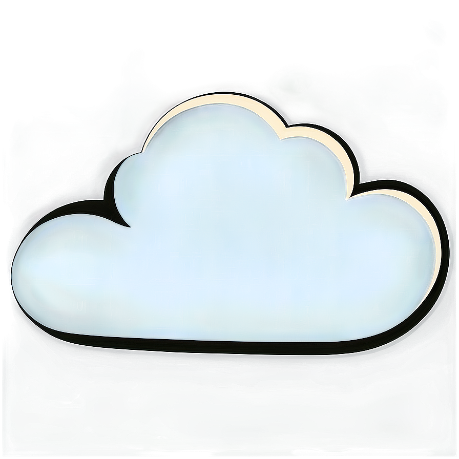 Flat Design Cloud Vector Png 72 PNG