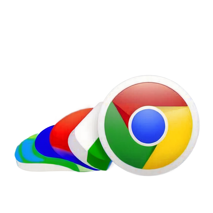 Flat Design Google Chrome Icon Png 06232024 PNG