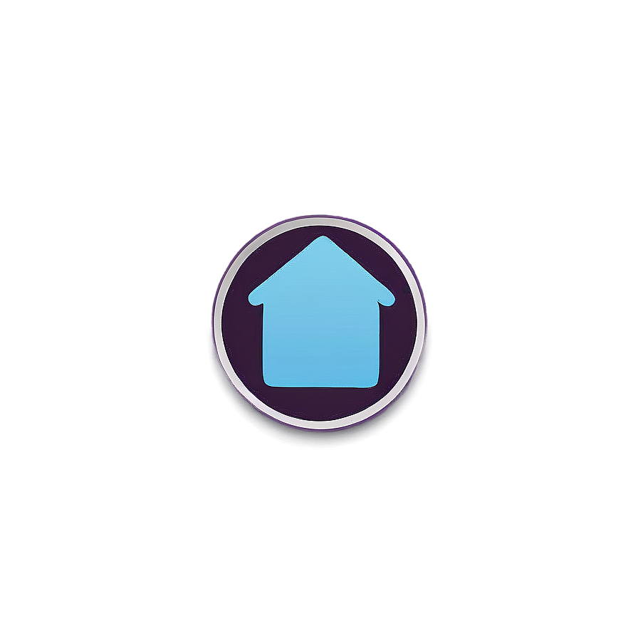 Flat Design Home Button Png 16 PNG